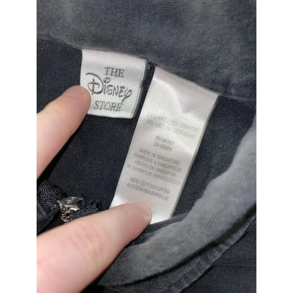 Vintage 101 Dalmatians Sweatshirt Adult 2XL Black Embroidered Disney Zip RARE - Picture 3 of 4